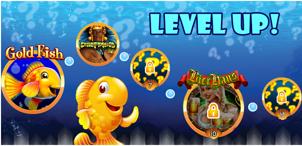 Gold Fish casino slots free play for fun online casino-Level up