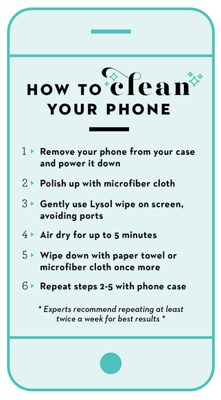 How to clean your phone