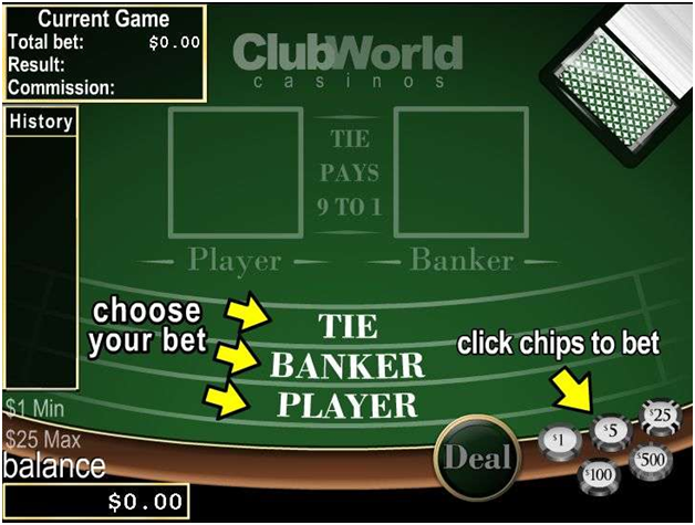 How to play Baccarat