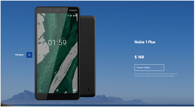 Nokia 1 plus mobile Australia