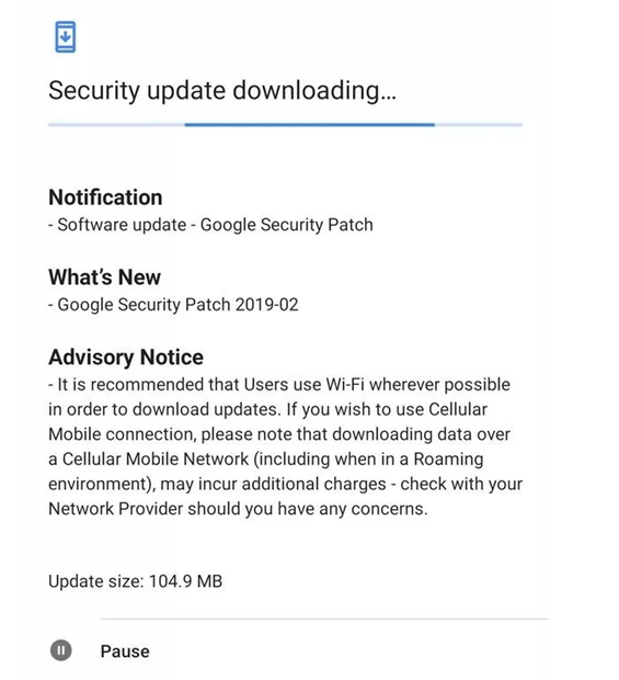 How to get security fix for Nokia 7