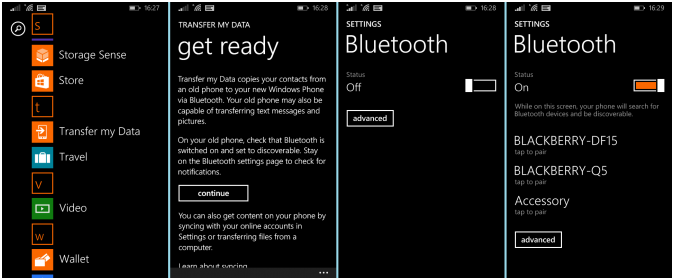 Nokia Lumia 630 Contacts
