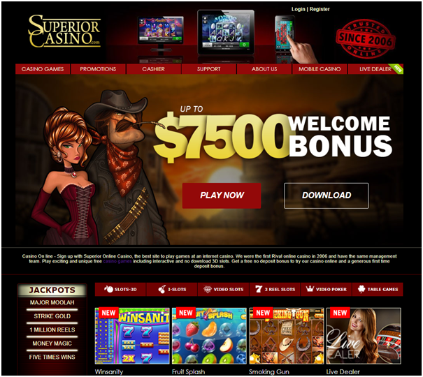 Superior casino real AUD pokies