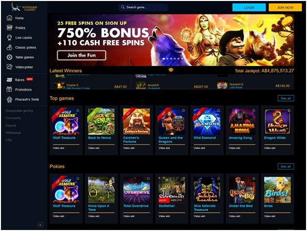 Winward casino Australia