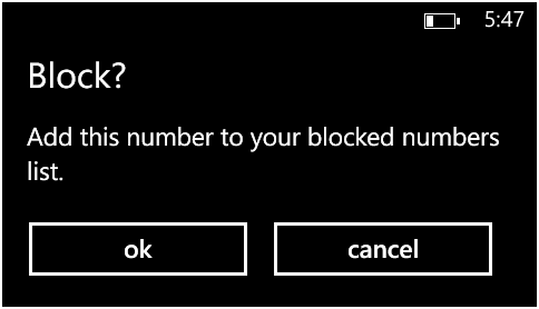 block number